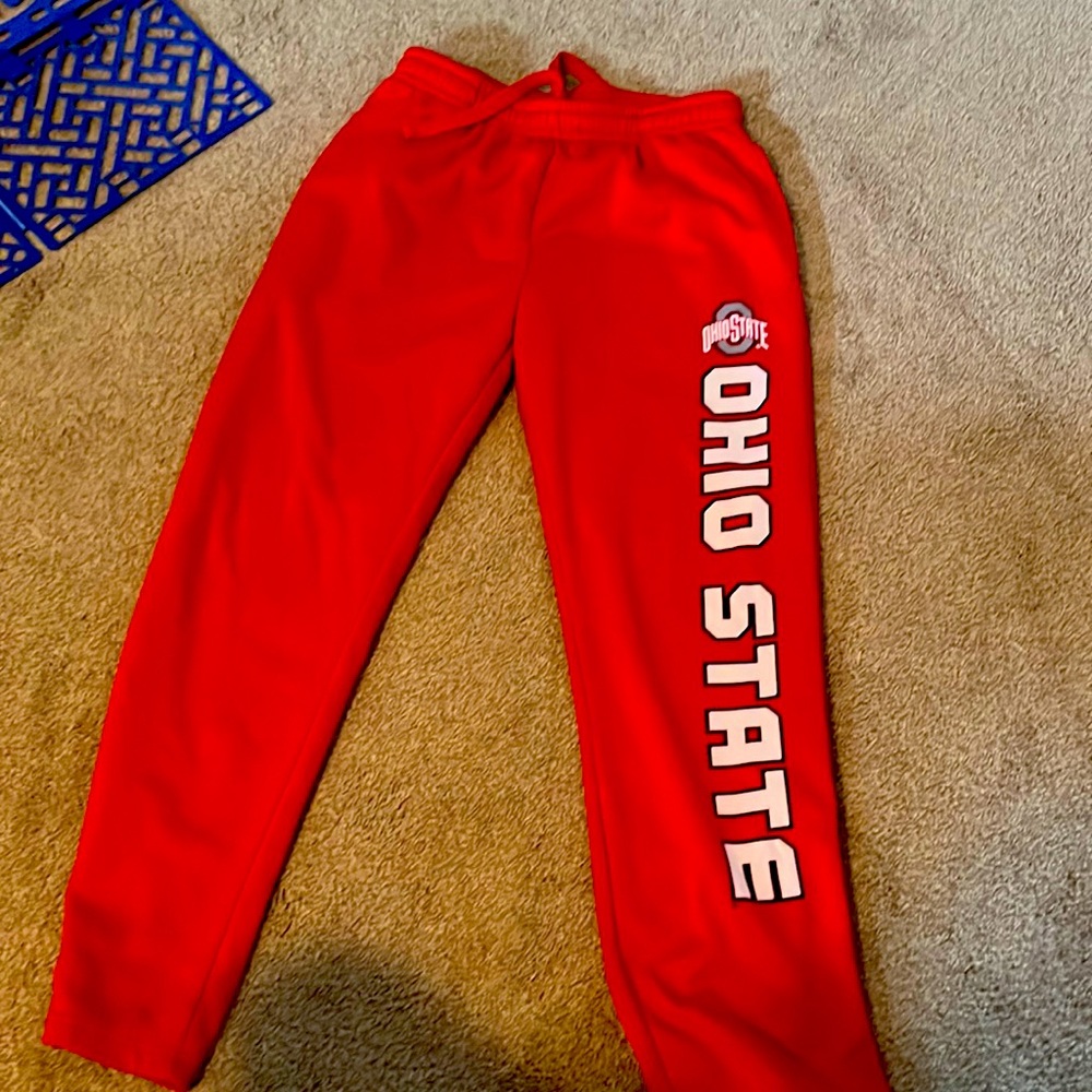 Ohio State Buckeyes Red Sweatpants Mens Large